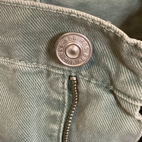 BDG Urban Outfitters Men's Carpenter Green Jeans Double Knee Work Pants - Picture 5 of 13